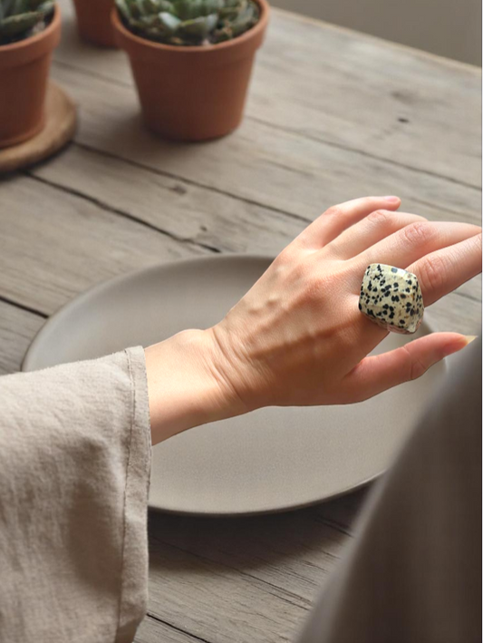 Leopard - Jasper Ring